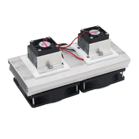 Kit de radiateur semi-conducteur 12V 96W avec contrôleur de température, module d'air, dissipateurs thermiques, système de refroidissement Peltier