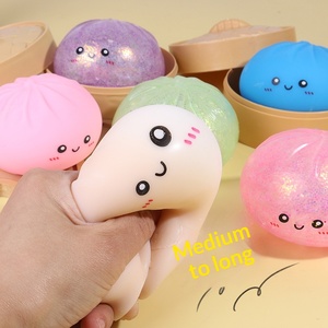 FZ Creative Stress-Relief Rubber Bun Squeezing Toy with Big Shape and Slow-<b>Rebound</b> Mechanism for Youth (Model 002) - Product Image 4
