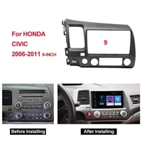Para HONDA Civic 2006-2011 Car Radio Fascia Panel Frame kit Reemplazo. La fábrica se puede personalizar