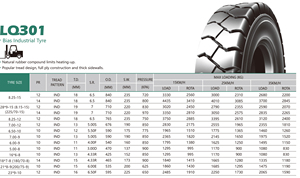 Neumáticos Bias OTR E3 Nuevos para Uso en Superficies Mixtas, Aplicaciones de Minería y Construcción, 33.25-29 29.5-29 Sin Cámara - Product Image 5