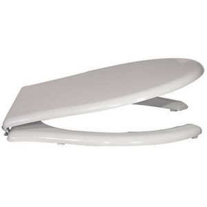 Asiento de Inodoro Suspendido en la Pared Leon, Blanco, 55.6 cm de Ancho, 39.7 cm de Largo, para Personas con Discapacidad - Product Image 1