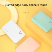 Chargeur de batterie portable avec logo personnalisé, 5000 mAh, charge rapide avec batterie Li-polymère pour téléphone portable, petite taille