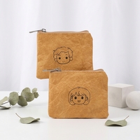 Porte-monnaie en papier DuPont lavable, résistant aux déchirures, compact et mignon pour les voyages, la randonnée en plein air et l'usage quotidien