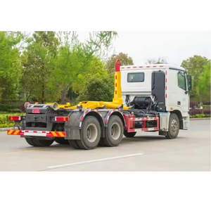 Camion benne à benne basculante robuste Shacman HOWO 20-25 tonnes 6X4 avec bras hydraulique pour collecte de déchets, moteur/boîte de vitesses Euro 3 - Product Image 2