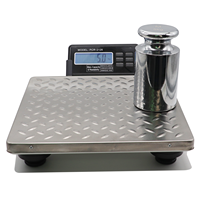 YC-6 60KG ~ 200KG 30*30CM Plate-forme électronique anti-éclaboussures Échelle de corps animal antidérapante (Thiner) pour le poids des animaux/animaux de compagnie