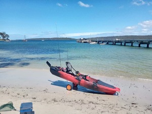Kayak à pédales pour la pêche à <span class=keywords><strong>3</strong></span> personnes, nouveau modèle 2025, avec propulsion par pédales et garantie d'un an - Product Image 5