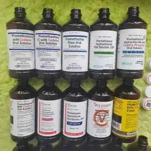 16oz 500ml Empty Amber Cough Syrup Wockhardt Hi-tech Actavis Bottle with CRC Red Writing caps and Sealed For Your protection