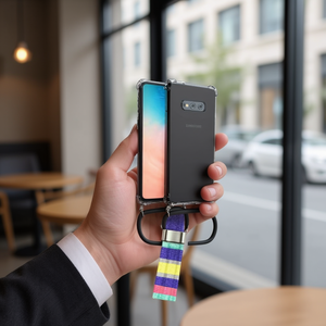 Cordino universale per telefono DAM Screw Lanyard con anello in metallo, forte tenuta per cellulari - Product Image 2