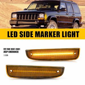 Feux de position latéraux avant à LED ambre pour Jeep Cherokee 1997-2001 - Product Image 5
