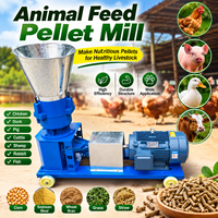 Ganado pescado conejo pollito cabra aves de corral Animal Farm peletizador Fabricación de procesamiento máquina de pellets de alimentación sin motor con precio bajo