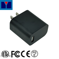 Adaptateur secteur USB AC DC 15W 20W USB-A/USB-C Type-C 5V 3A/4A, alimentation en matériau PC/ABS
