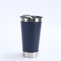 Portable 20oz grande capacité tasse à café en acier inoxydable 304 gobelet à bière avec outils pour cadeaux d'affaires