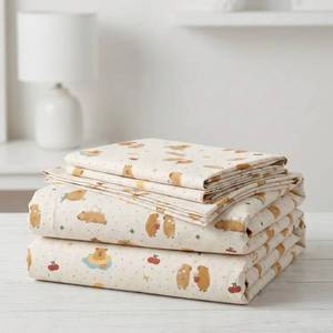 TENCEL de Tamaño Personalizado ™   Funda de Edredón de Lyocell con Estampado de Capibara, Fabricante de Ropa de Cama Infantil OEM ODM - Product Image 2