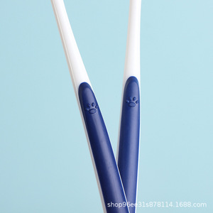 Pet Toothbrush For Cat <b>Small</b> Head Soft Bristles Disposable Oral Hygiene <b>Tool</b> Round Shape PPTPR Material - Product Image 2