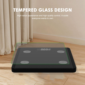 Báscula Inteligente Digital con Pantalla LCD, Diseño Nuevo, Inalámbrica, Bluetooth, Cristal Templado, Indicador <span class=keywords><strong>de</strong></span> Batería Baja, <span class=keywords><strong>para</strong></span> Medir Peso y Grasa Corporal, <span class=keywords><strong>para</strong></span> <span class=keywords><strong>Sala</strong></span> <span class=keywords><strong>de</strong></span> Estar - Product Image 2