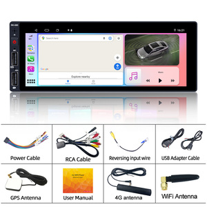 6.9 polegadas IPS Touch Screen Car Radio Player AI Voz DSP 8 Núcleo Carplay <span class=keywords><strong>Android</strong></span> Auto WIFI GPS Mirror Link FM - Product Image 5