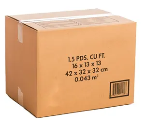 1.5 CUBE Small High Quality Recycled Moving Boxes Cardboard Packaging Large Moving Cardboard Storage Box