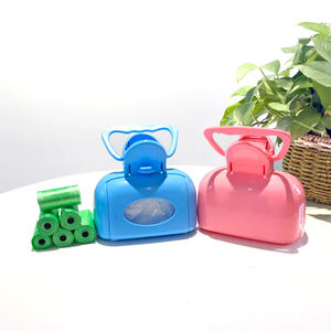 Porte-sac à déjections canines simple en plastique écologique avec impression personnalisée, ramasse-crottes, attrape-crottes - Product Image 1