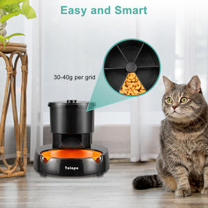 Automatische katten- en hondenvoeder met wifi-<span class=keywords><strong>timer</strong></span> en app-ondersteuning, slimme voederbak - Product Image 4