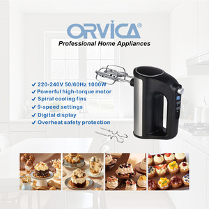 Batidora Eléctrica Pequeña para el Hogar ORVICA, Estándar Europeo, Batidora de Huevos Manual para Cocina - Product Image 4