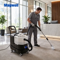 CX-11 Machine de nettoyage électrique commerciale 2-en-1 pour canapés et tapis, à eau froide, avec extracteur et câble de 8 m