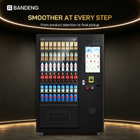 Equipo Expendedor con Pantalla Táctil BANDENG 6610Pro 22T que Ofrece Exhibición de Productos Refrigerados para Proyectos Minoristas en el Extranjero