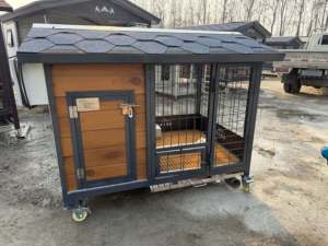 بيت حيوانات أليفة خارجي مقاوم للماء للكلاب والقطط بأحجام صغيرة ومتوسطة وكبيرة - Product Image 4