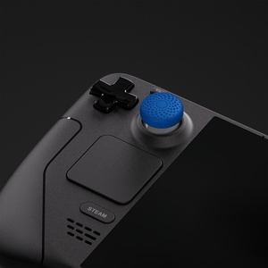 Playvital ที่ครอบจอยสติ๊กซิลิโคนสีน้ำเงิน4ชิ้นสำหรับดาดฟ้าไอน้ำ - Product Image 5