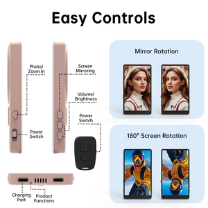 Écran de moniteur selfie magnétique HD de nouvelle conception, compatible avec les téléphones, écran de moniteur selfie pour <span class=keywords><strong>iPhone</strong></span> - Product Image 5