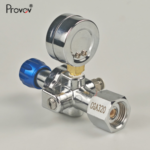 Réservoir de dioxyde de carbone, <span class=keywords><strong>bouteille</strong></span> de <span class=keywords><strong>gaz</strong></span>, raccord d'entrée CGA320, manomètre de sortie, 0-150 psi, 10 bar, petit régulateur de <span class=keywords><strong>gaz</strong></span> CO2 pour soda - Product Image 3