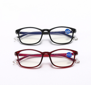 Nouvelles Lunettes de Lecture Unisexe Anti-Lumière Bleue Marron Slim 2026 – Solution Tendance pour Presbytes, Vision Claire, Monture PC - Product Image 1