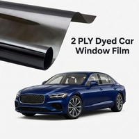Film teinté pour vitres de voiture Haosheng Série P 2 mil 2 plis teinté anti-éblouissement protection solaire film teinté pour vitres de voiture VLT 1% 3% 5% 10%