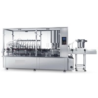 Machine de remplissage et de scellage électrique entièrement automatique de haute précision pour bouteilles en plastique, liquides, ampoules et emballages de perfusion intraveineuse (IV) - BFS