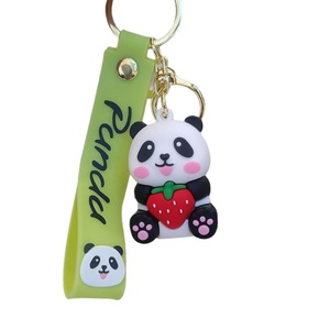 Panda <span class=keywords><strong>3D</strong></span> PVC & Silicone móc khóa UV in Anime Xe móc khóa cho Quà tặng khuyến mãi - Product Image 6