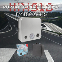 Compresseur d'air électrique portable 12V pour voiture avec moniteur de pression des pneus et indicateur de puissance, pression maximale 101-150Psi
