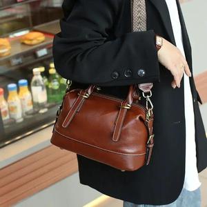 AndoBag Top-Handle <b>Bags</b> for Women Retro Genuine Cow Leather Shoulder Crossbody <b>Bag</b> <b>Large</b> Capacity Commuter Work Handbag 77123 - Product Image 3