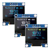Pantalla OLED de 0,96 pulgadas, controlador SSD1306, módulo de pantalla serial IIC de 4 pines, 128*64, 3V-5V, Compatible con STM32 Raspberry Pi