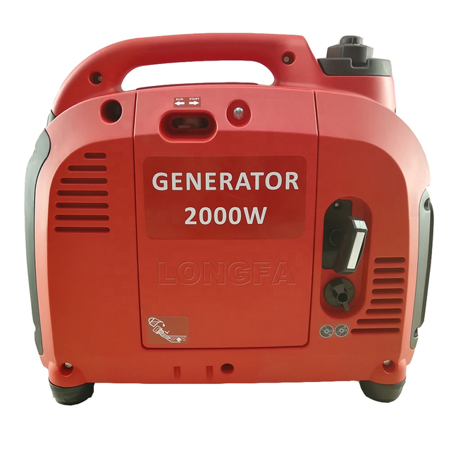 220 V 240 V 220V 240V 2KW 2000W  AC Output Single Phase Digital Display Portable Smart Gasoline Inverter Generator