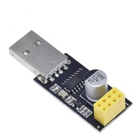 Adaptador de programador ESP01 UART GPIO0 adaptador de CH340G USB a ESP8266 módulo de placa de desarrollo Wifi inalámbrico serie