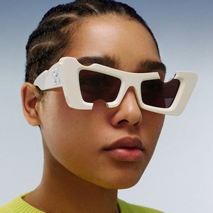 <span class=keywords><strong>Gafas</strong></span> de sol con montura irregular para mujer, anteojos de sol con diseño único, a la moda - Product Image 2