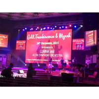 Panel Video Wall LED Digital Iklan Sewa 500mmx1000mm, Layar Besar Latar Panggung Indoor P3.91 P2.6, Harga Panel LED