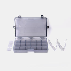 Caja de Pesca Transparente Rígida y Funcional con Compartimentos para Señuelos, para Uso en Ríos, Lagos y Arroyos, OEM/ODM Disponible - Product Image 4