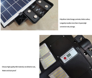 คุณภาพสูง 200W 500W Ip67 ภูมิทัศน์เซลล์ระยะไกลเชิงพาณิชย์กลางแจ้ง All In One Led <span class=keywords><strong>ไฟ</strong></span>ถนนพลังงานแสงอาทิตย์สําหรับถนน - Product Image 6