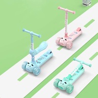Scooters pliables réglables de pied d'enfants vente en gros de scooter d'enfants Kick Scooter d'enfants 3 d'enfants de roue
