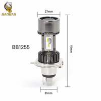 Ampoule LED H4 M8 bicolore blanc-jaune pour intérieur, système d'éclairage automobile, mini phare antibrouillard pour moto CG