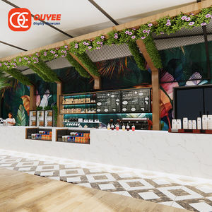 Mobilier de café-<span class=keywords><strong>bar</strong></span> et de boutique de café à vendre, idées de décoration de café, comptoirs à café commerciaux - Product Image 4
