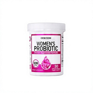 Cápsulas de Probióticos para Mujeres Adultas, Salud Vaginal y Urinaria, Arándano Rojo, D-Manosa, Prebióticos, Sabor Fresa - Product Image 4