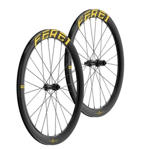 Juego de Ruedas Leave Them H Series-Aerodynamic 700c, Altura del Cuadro de 50 mm, Eje de Carbono T700, Sistema de Bloqueo de 60T, Freno de Disco, Neumático Tubeless - Product Image 3