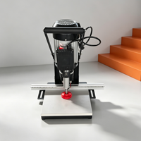 Perceuse à charnières portative 220V, machine électrique de perçage de charnières pour l'atelier de fabrication de meubles et d'armoires