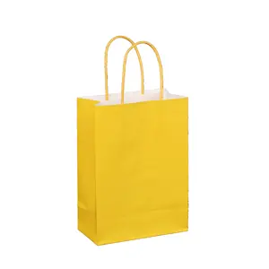 Custom Logo Eco-friendly Restaurant Kraft Fried Chicken Nuggets, Takeaway Burger Fast Food Packaging French Fries Paper Bags/